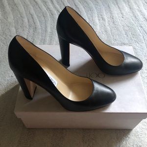 Jimmy Choo Laria 100 Leather Pumps